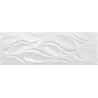 Laponie décor narval Blanc mat rectifié